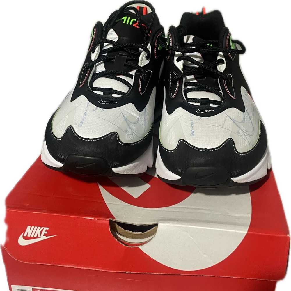 Nike Air Max 200 - White, Black, Bright Crimson